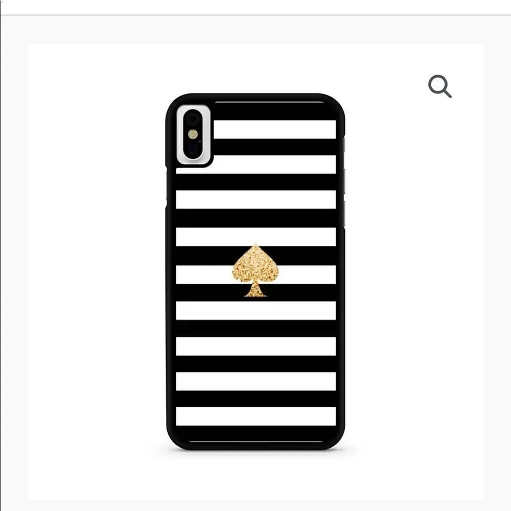 Kate Spade Black White‎ Stripes iPhone X/Xs | iPhone Xs Case NWT